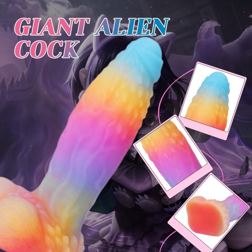 Fantasy Lichtgevende Siliconen Dragon Dildoe – Vaginale Expansie & Zuignap Sex Toys - Afbeelding 5