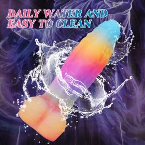 Fantasy Lichtgevende Siliconen Dragon Dildoe – Vaginale Expansie & Zuignap Sex Toys