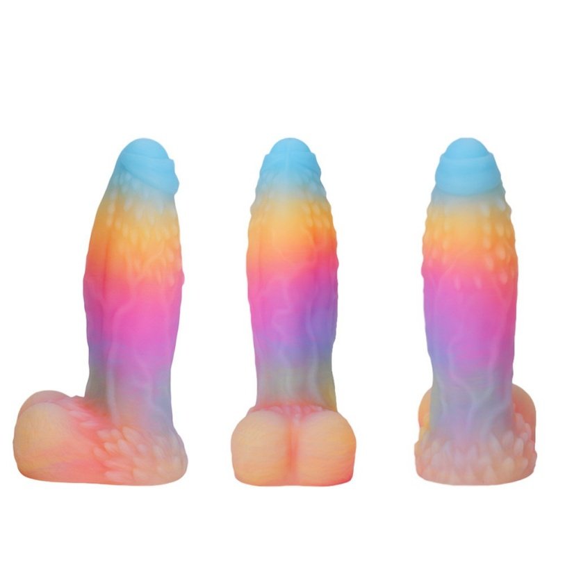 Fantasy Lichtgevende Siliconen Dragon Dildoe – Vaginale Expansie & Zuignap Sex Toys - Afbeelding 9
