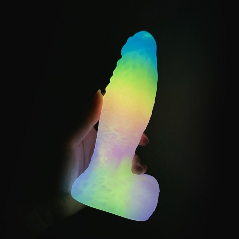 Fantasy Lichtgevende Siliconen Dragon Dildoe – Vaginale Expansie & Zuignap Sex Toys - Afbeelding 10