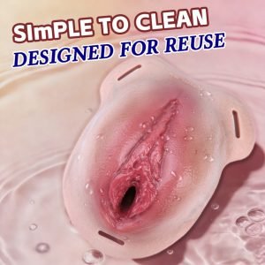 Draagbare Leren Siliconen Nep Vagina - Realistische Vlezige Vulva & Fake Pussy voor Crossdressers