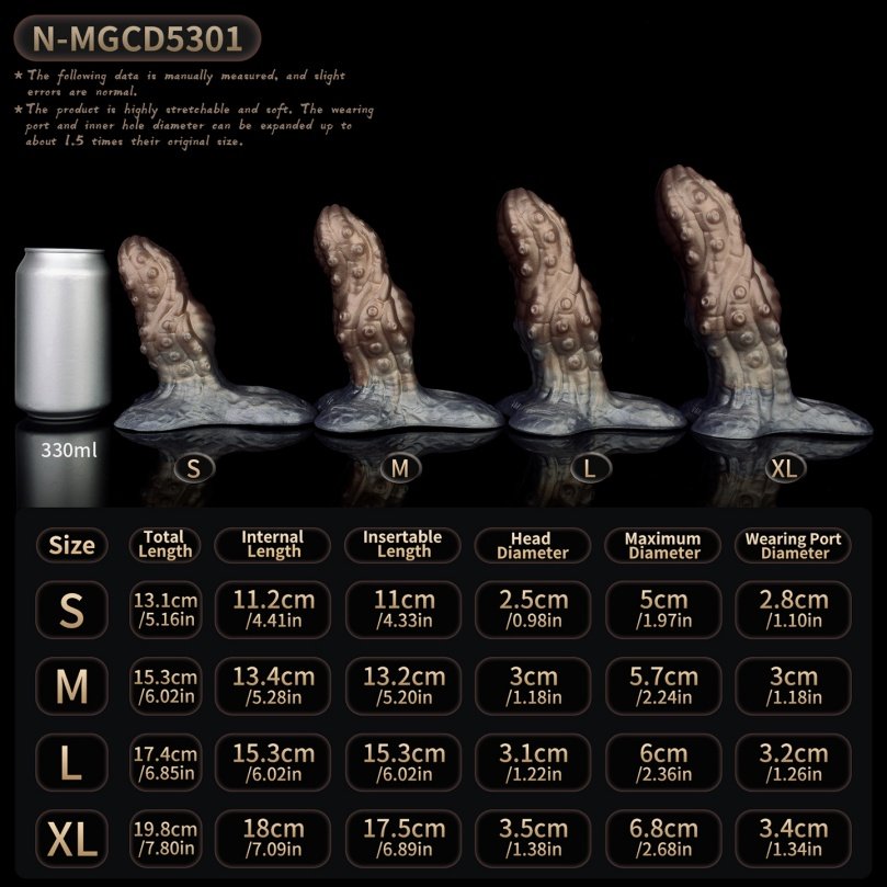 Tentakel Fantasie Knot Penis Sleeve – Vergroot Micropenis & Verbeter Erectieproblemen - Afbeelding 3