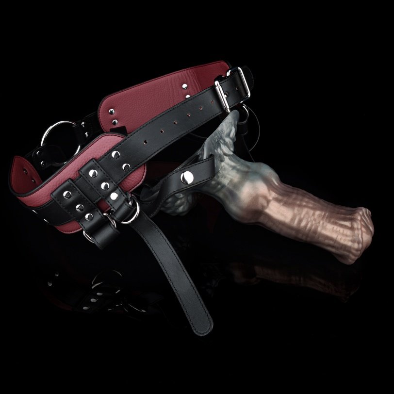 Monster Paard Penis Sleeve met Draagbaar Harnas - Oplossing voor Erectieproblemen & Mannelijke Sex Toys