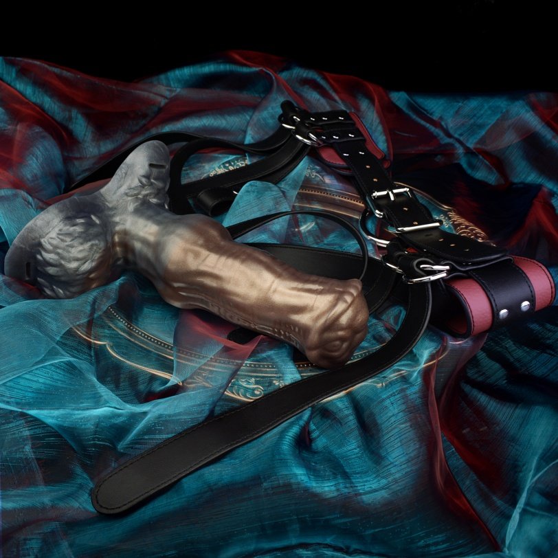 Monster Paard Penis Sleeve met Draagbaar Harnas - Oplossing voor Erectieproblemen & Mannelijke Sex Toys - Afbeelding 17