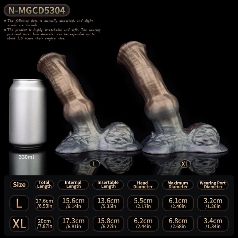 Monster Paard Penis Sleeve met Draagbaar Harnas - Oplossing voor Erectieproblemen & Mannelijke Sex Toys - Afbeelding 4