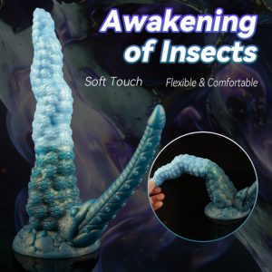 Monster Siliconen Anal Doppeldildo - Fantasie Alien Design Speeltje