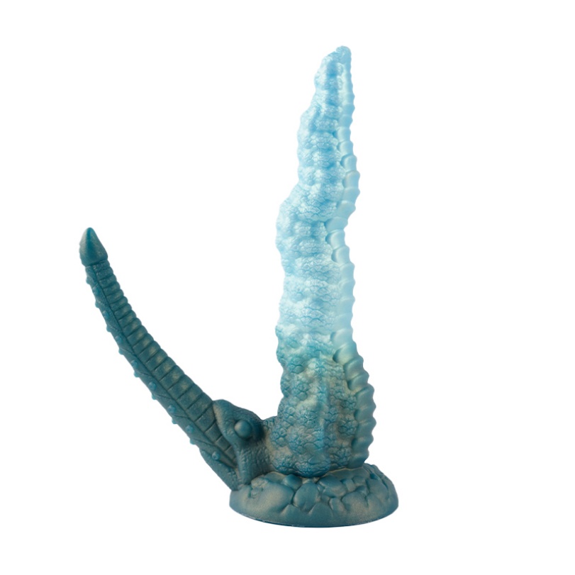 Monster Siliconen Anal Doppeldildo - Fantasie Alien Design Speeltje - Afbeelding 13