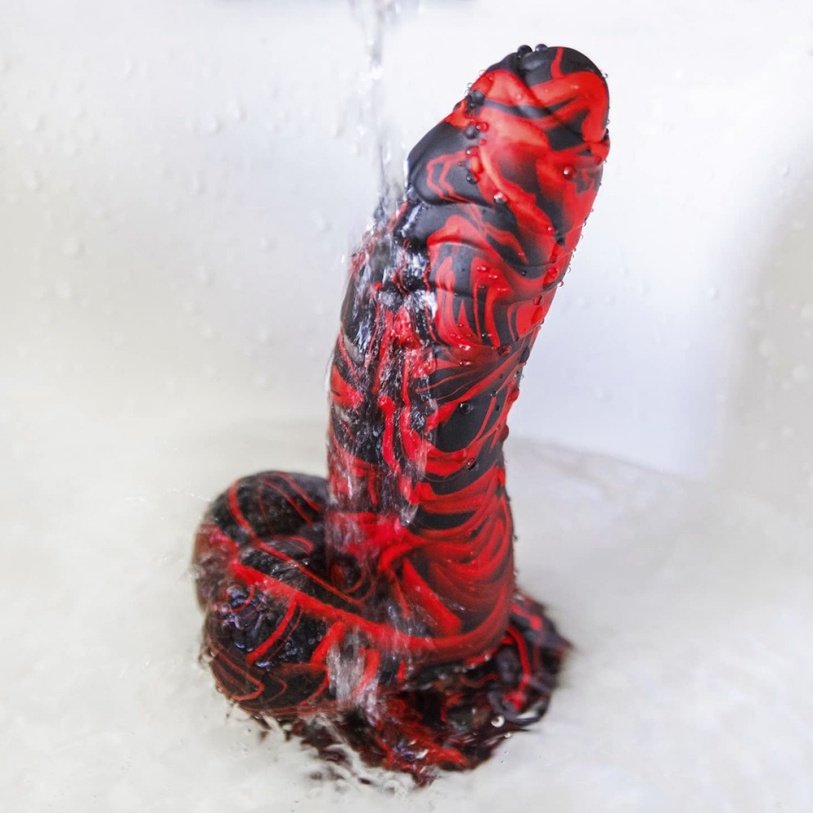 Spiraalvormige Siliconen Alien Dragon Dildoe - Handsfree Vaginale Penetratie Sex Toys voor Vrouwen - Afbeelding 6