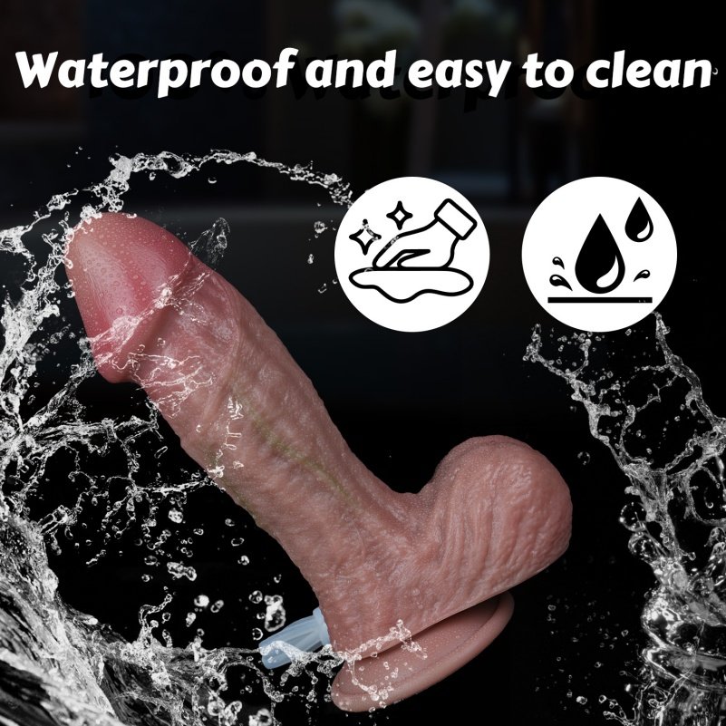 Realistische Vleeskleurige Strapon Squirting Dildo – Simulatie voor Masturberende Vrouwen - Afbeelding 6