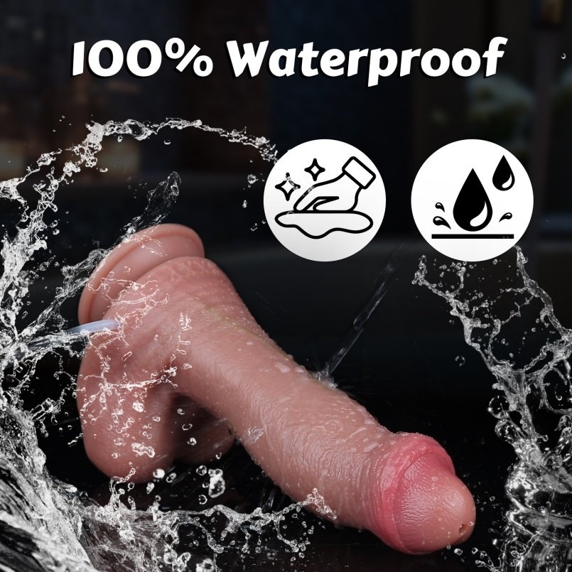 Realistische Squirting Voorbind Dildo-Ervaar de Sensatie van een Echte Ejaculatie - Afbeelding 6