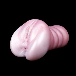 Parelwitte Fantasie Siliconen Pocket Pussy – Dubbelkanaals Structuur voor Intense Penis Stimulatie