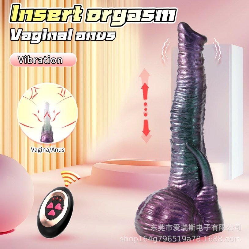 Fantasie Monster Stotende Vibrator Olifantenslurf Dildo - Diepe G-Spot Stimulatie & Orgasme Sex Toys - Afbeelding 2