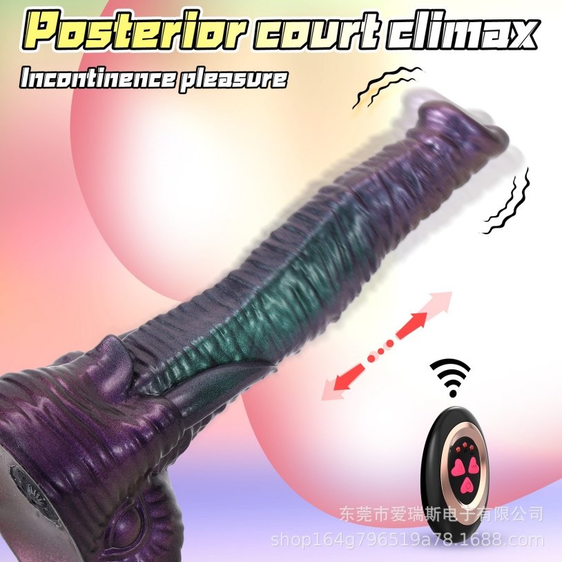 Fantasie Monster Stotende Vibrator Olifantenslurf Dildo - Diepe G-Spot Stimulatie & Orgasme Sex Toys - Afbeelding 4