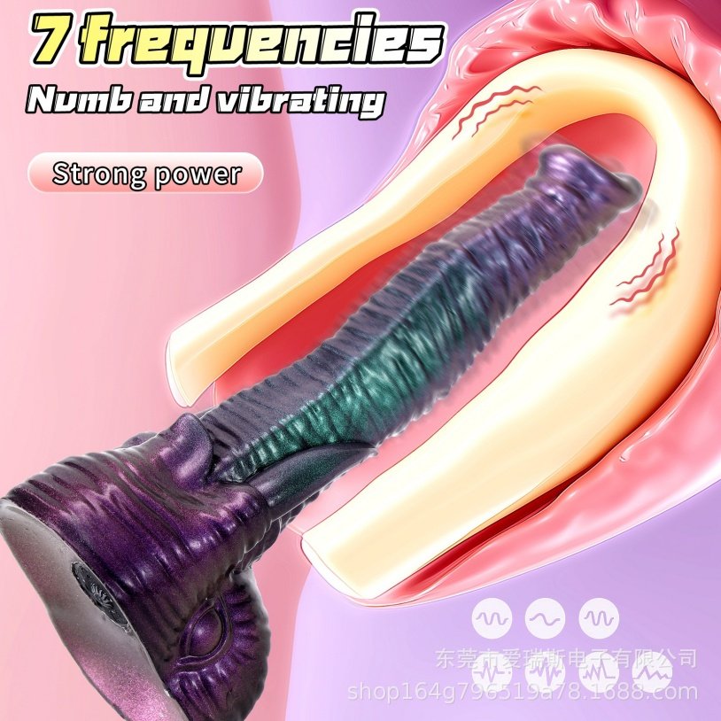 Fantasie Monster Stotende Vibrator Olifantenslurf Dildo - Diepe G-Spot Stimulatie & Orgasme Sex Toys - Afbeelding 5