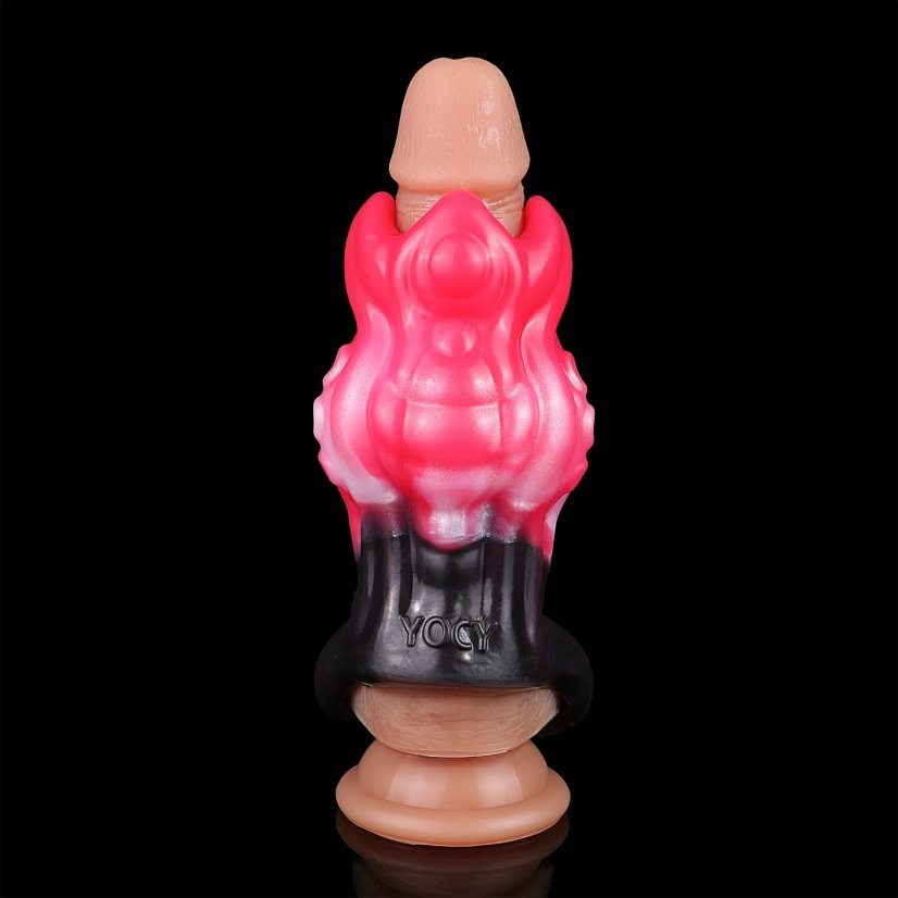 Fantasie Alien Cock Sleeve met Fixerende Penisrinf – Vergroting en Verdikking voor de Man - Afbeelding 2