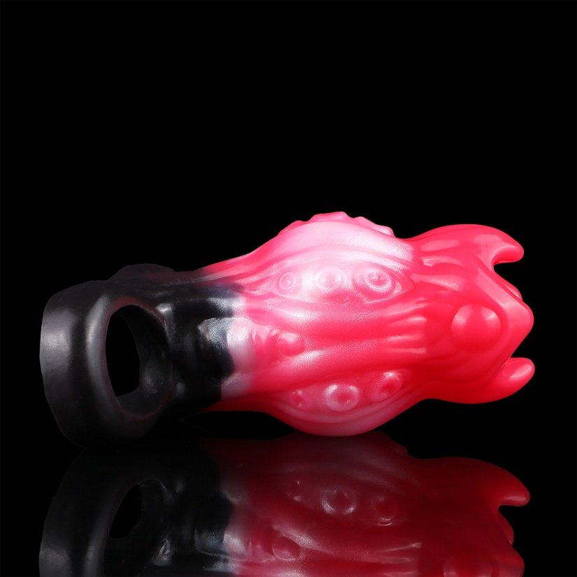 Fantasie Alien Cock Sleeve met Fixerende Penisrinf – Vergroting en Verdikking voor de Man - Afbeelding 4