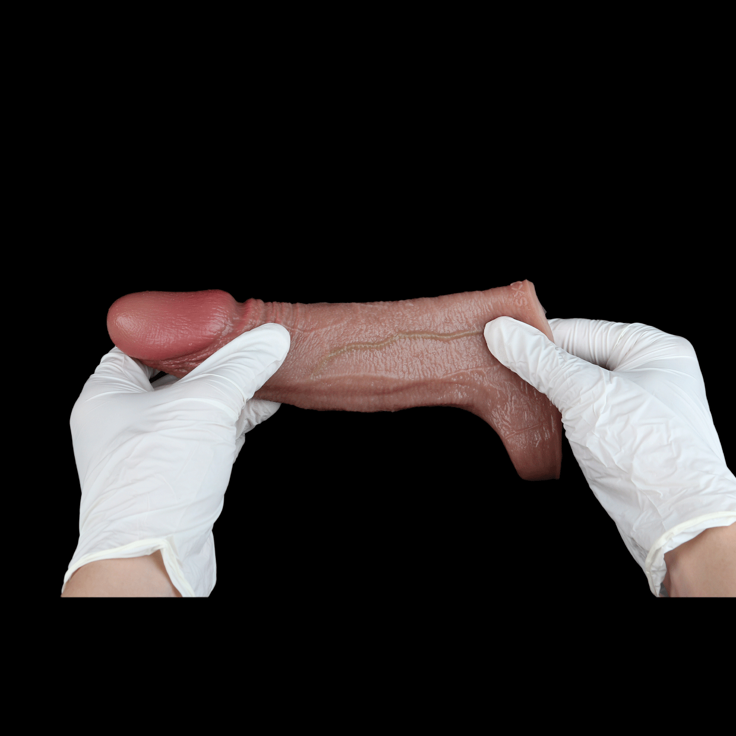 Levensechte Siliconen Cock Sleeve voor Micropenis - Verlengende en Verdikkende Peniskoker met Realistische Textuur - Afbeelding 2