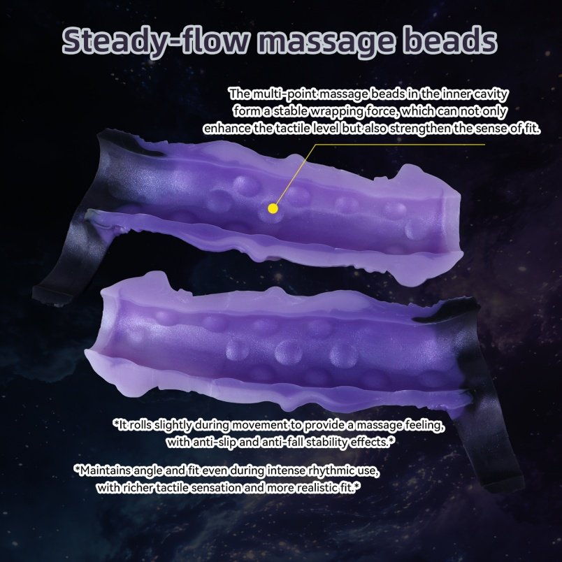 Gemini said Fantasie Siliconen Paard Dicksleeve - Vertraging van de Erectie & Stevige Penisrinf - Afbeelding 10