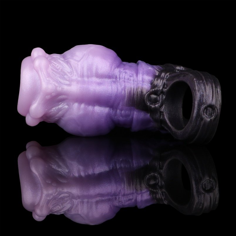 Gemini said Fantasie Siliconen Paard Dicksleeve - Vertraging van de Erectie & Stevige Penisrinf - Afbeelding 9