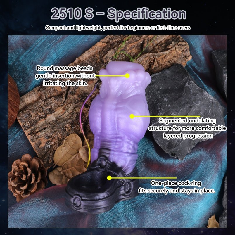 Gemini said Fantasie Siliconen Paard Dicksleeve - Vertraging van de Erectie & Stevige Penisrinf - Afbeelding 5